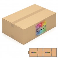 590x390x200 mm zweiwellige Kartons mit Digitaldruck