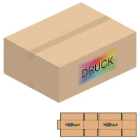 650x500x250 mm zweiwellige Kartons mit Digitaldruck