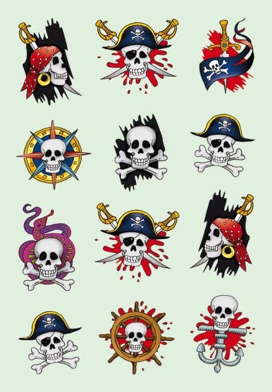 HERMA 3448 10x Sticker DECOR Piraten I