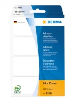 HERMA 4300 Adressetiketten für Schreibmaschinen endlos leporello