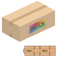690x370x230 mm zweiwellige Kartons mit Digitaldruck