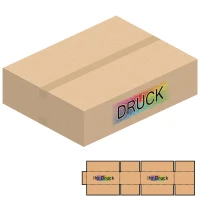 755x580x180 mm zweiwellige Kartons mit Digitaldruck
