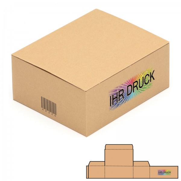 Automatik-Karton 240 x 200 x 100 mm mit Digitaldruck