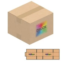 200x200x150 mm einwellige Kartons mit Digitaldruck