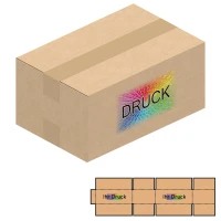 292x192x138 mm einwellige Kartons mit Digitaldruck