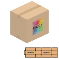 390x320x300-355 mm zweiwellige Kartons mit Digitaldruck