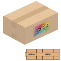 280x200x120 mm einwellige Kartons mit Digitaldruck