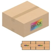 404x374x173 mm einwellige Kartons mit Digitaldruck