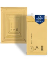 200x B2 Luftpolstertaschen 140x225 mm braun