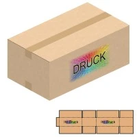 900x510x350 mm zweiwellige Kartons mit Digitaldruck