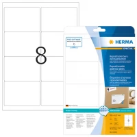 HERMA 10018 Repositionierbare Adressetiketten A4 99,1x67,7 mm we