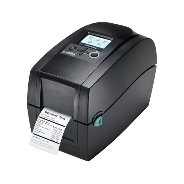 GoDEX Desktopdrucker RT230i 300 dpi USB LAN seriell Display