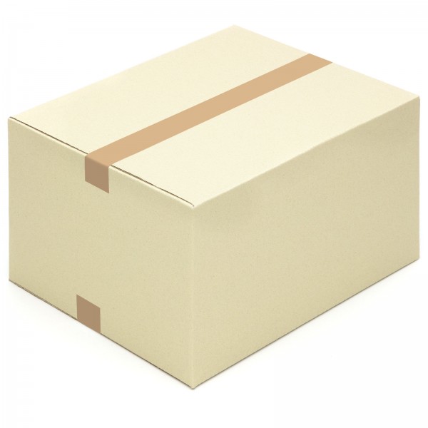 Graspapier-Karton Faltkarton 500 x 400 x 300 mm aus Graspapier