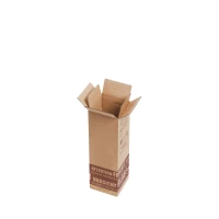 Flaschenversandkarton Flaschenkarton für 1 Flasche 105x105x360 mm PTZ geprüft