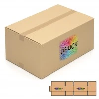 600x400x300 mm zweiwellige Kartons (Außenmaß) mit Digitaldruck