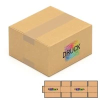 190x180x100 mm einwellige Kartons mit Digitaldruck