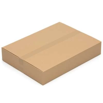 Wellpapp-Faltkarton 2-wellig, Modulkarton, braun, Qual. 2.30 - bedruckt