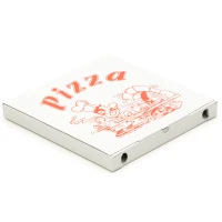 Pizzakarton 290 x 290 x 30 mm "Cuboxale" Weiß