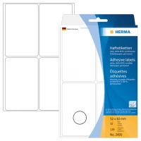 HERMA 2490 Vielzwecketiketten 52x82 mm weiß Papier matt Handbesc