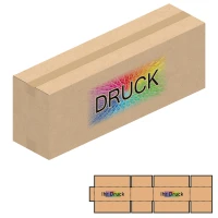 1000x250x350 mm zweiwellige Kartons mit Digitaldruck