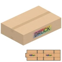 700x450x160 mm einwellige Kartons mit Digitaldruck