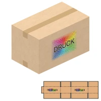 492x292x284 mm zweiwellige Kartons mit Digitaldruck