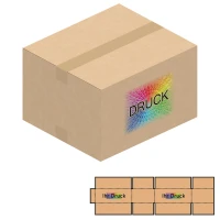 400x350x250 mm zweiwellige Kartons mit Digitaldruck