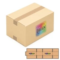 350x250x200 mm zweiwellige Kartons mit Digitaldruck