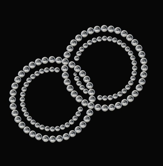 HERMA 15375 3x Crystal Sticker Ringe