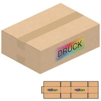 310x220x100 mm zweiwellige Kartons A4+ mit Digitaldruck