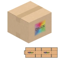 200x200x150 mm einwellige Kartons mit Digitaldruck
