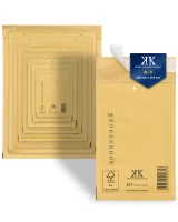 200x A1 Luftpolstertaschen 120x175 mm A6+ braun