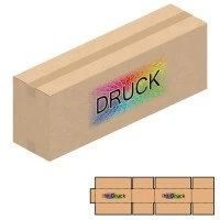 1000x250x350 mm zweiwellige Kartons mit Digitaldruck
