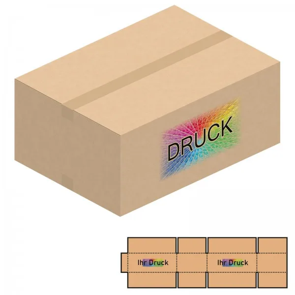 700x500x300 mm zweiwellige Kartons mit Digitaldruck