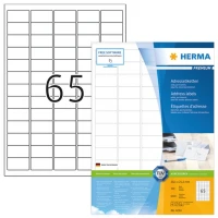 HERMA 4254 Adressetiketten Premium A4 38,1x21,2 mm runde Ecken w