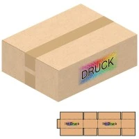 312x242x104 mm zweiwellige Kartons mit Digitaldruck