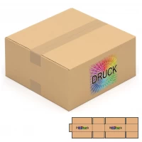Faltkarton 300 x 300 x 150 mm DHL Päckchen bis 1 kg mit Digitaldruck