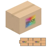 480x330x300 mm einwellige Kartons mit Digitaldruck