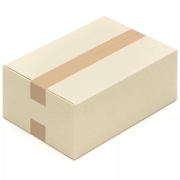 Graspapier-Karton Faltkarton 344 x 237 x 139 mm aus Graspapier