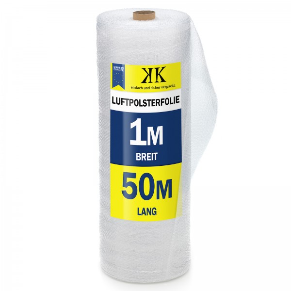 Luftpolsterfolie 1,0 x 50 m 50my