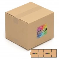 260x240x200 mm zweiwellige Kartons mit Digitaldruck