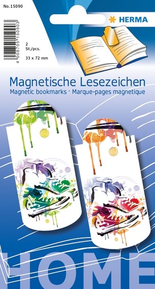 HERMA 15090 5x Magnetische Lesezeichen Chucks