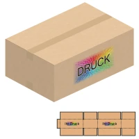 590x390x230 mm einwellige Kartons mit Digitaldruck