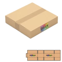 Faltkarton 293 x 293 x 59 mm Hermes-Päckchen mit Digitaldruck