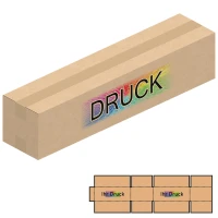 550x120x120 mm einwellige Kartons mit Digitaldruck