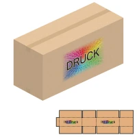 985x385x470 mm zweiwellige Kartons mit Digitaldruck