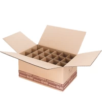 Flaschenversandkarton Flaschenkarton für 18 Flaschen 370x620x310 mm PTZ geprüft