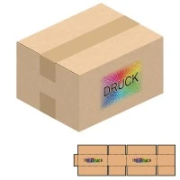 244x194x128 mm einwellige Kartons mit Digitaldruck