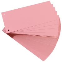 Trennstreifen aus Manilakarton 10,5 x 24 cm 160 g/m² Rot