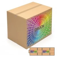 700x500x600 mm zweiwellige Kartons (Außenmaß) mit Digitaldruck